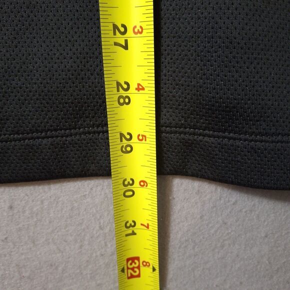 Nike Golf Cover Up Jacket Dri-Fit Mens L Heathered Black 1/4 Zip Sweater - Picture 8 of 9